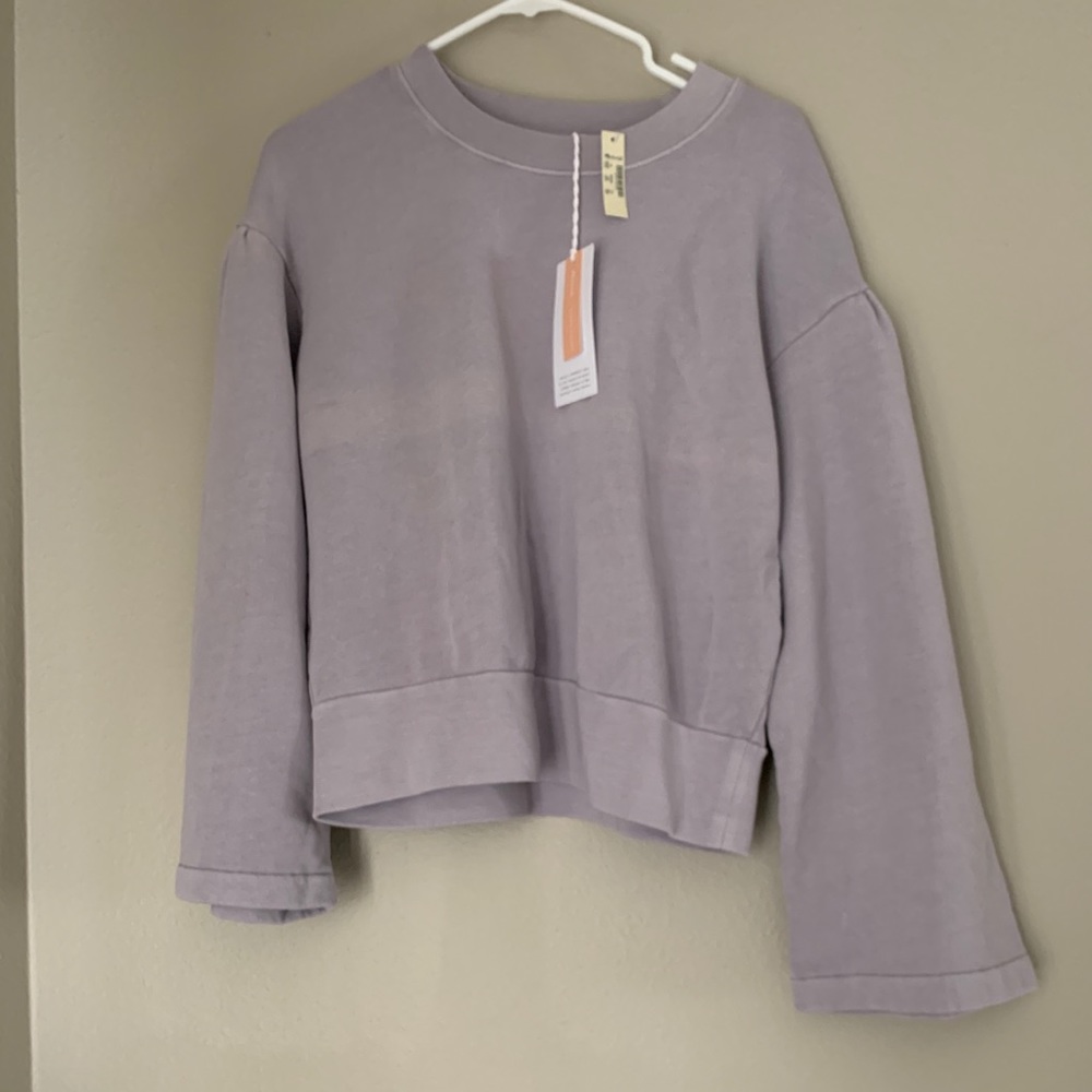 Madewell x karen walker lavender sweater